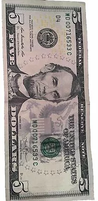 5$ Dollar Bill 2013 Low Serial Number Doubles On Both Ends • $20