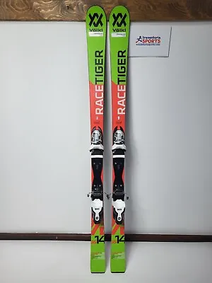 Völkl Racetiger WC GS 140 Cm Ski + BRAND NEW Look 7 Bindings  FIS • $259.99