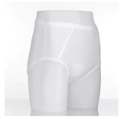 Male Vida Washable Light Incontinence Pants Y-Front Briefs White Size Small • £17.99