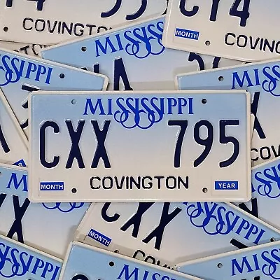 MISSISSIPPI BLUE FADE LICENSE PLATE 🔥FREE SHIPPING🔥 1 W/RANDOM LETTERS & #'S • $9.99