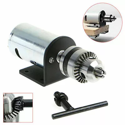 DC 12V 24V High Speed Reversible Motor Lathe Press Miniature Hand Drill Chuck • $28.56