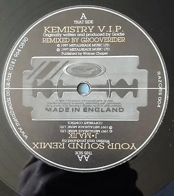 Goldie / J Majik - Kemistry (V.I.P.) / Your Sound (Remix) (12 ) • $31.11