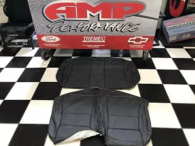 1999-2004 Mustang Convertible Roush Charcoal Leather Rear Seat Covers • $199.72