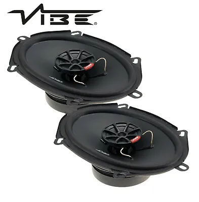 £39.99 • Buy Vibe SLICK57-V7 5 X7  6 X8  480 Watts Pair 2 Way Coaxial Car Van Door Speakers
