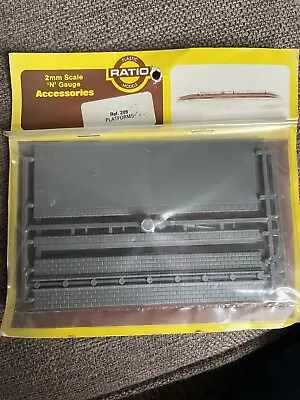 Ratio N Gauge Ref 209 Platform 230cm Long 45cm Wide New In Old Style Packaging • £0.99