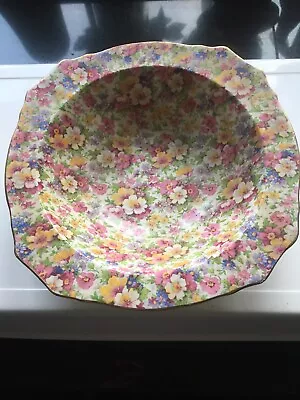 £10 • Buy Vintage James Kent Fenton Du Barry 1930s Large Chintz Bowl : Great Condition