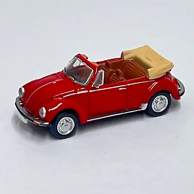 $22.49 • Buy PCX87 1/87 HO 1979 VW Käfer Beetle 1303 Cabriolet Red PCX870516