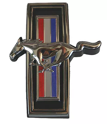 NEW! 1970 Ford Mustang GRILL EMBLEM ORNAMENT Front Tri Bar Running Horse Emblem • $36.95