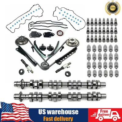 Camshafts Lifters Rocker Arms Timing Chain For 5.4L Triton 3V Ford F150 Lincoln • $394.99