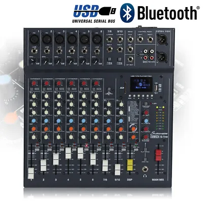 Studiomaster XS10 10 Channel PA Mixer Bluetooth Audio & USB • £189