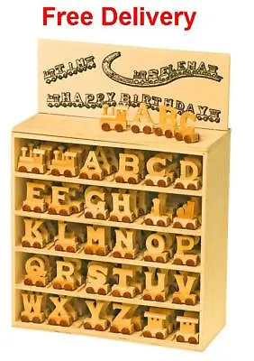 £7.50 • Buy Early Learning Alphabet Letters: Use Wooden Letters To Spell A Personalised Name