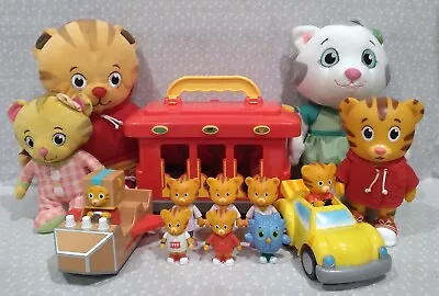 Daniel Tiger's Neighborhood Toy Lot Talking Trolley Plush Pullback Car Figures • $69.99