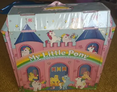VINTAGE My Little Pony G1 1985 Collectors Case Dream Castle - Holds 12 Ponies • $59.99