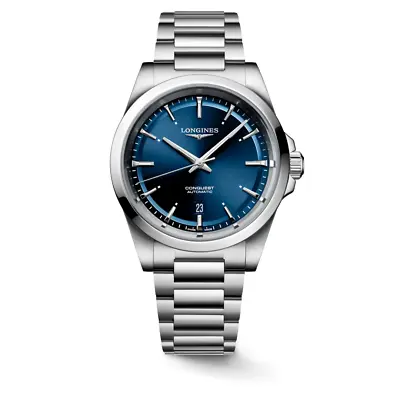 Longines Conquest 41 MM Stainless Steel Blue Dial Automatic Watch L38304926 • $1625