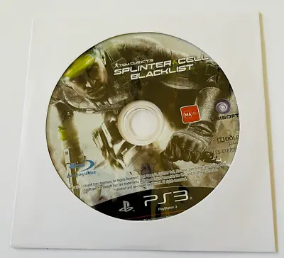 Tom Clancy's Splinter Cell Blacklist - Playstation 3 (PS3) DISC Only • $6.50