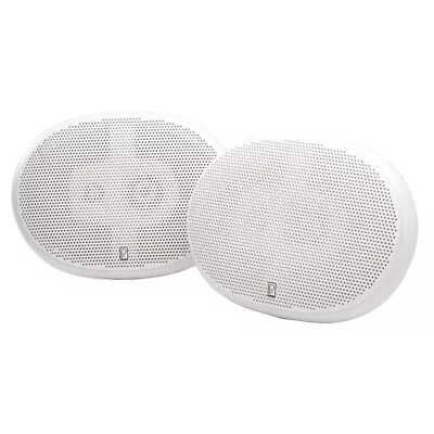 Poly-Planar 6  X 9  Premium Oval Marine Speakers - (Pair) White • $139.06