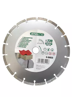 9  230mm DIAMOND CUTTING BLADE DISC ANGLE GRINDER MASONRY TILE STONE BRICK STALC • £13.99