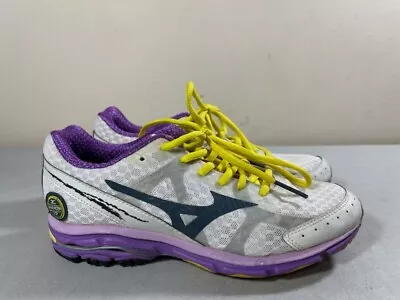 Mizuno Women's Purple & White Wave Rider 17 Sneakers Size 6.5 • $10.46