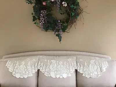 Heritage Lace Snow Family Mantle Scarf 19”x95” & Placemat 20”x14”Ecru—NEW • $29.95