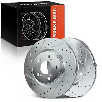 Drilled Brake Rotors For Acura RL 2005-2012 V6 3.5L Front Driver And Passenger • $105.99