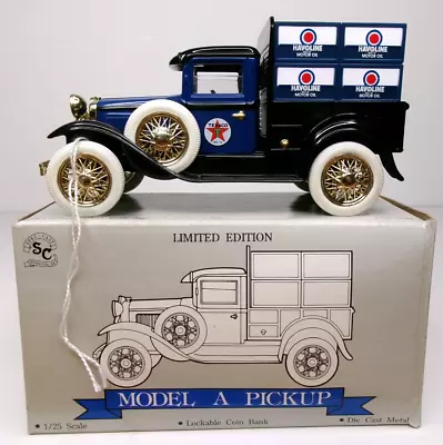 Liberty Classics Diecast Ford Model A Pickup 1/25 Scale Texaco Crate Bank #1045 • $8.99