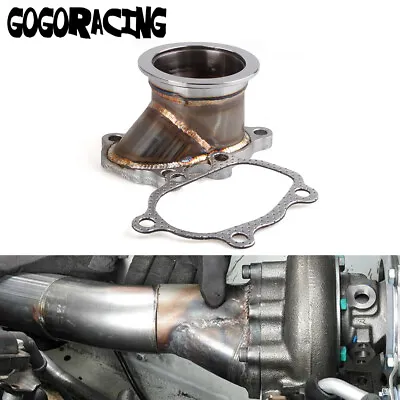 Turbo Down GT25 GT28 T25 T28 5 Bolt Flange To 2.5  63mm V Band Adapter • $29.85