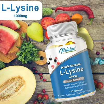 Double Strength L-Lysine 1000mg - Immune System Support - With L-Lysine HCL • $16.86