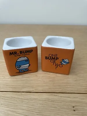 Two Mr Men  Mr Bump Egg Cups • £4.99