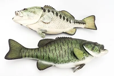 Pair Of Ornamental Large/ Small Mouth Bass (ideal For Garden/ Man Cave Etc) • $35.76