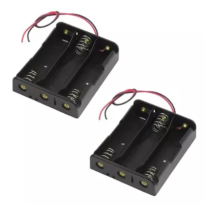 2X Series 3.7V Flat Tip Battery Holder Case For 3 X 18650 Batteries B7K19706 • £4.24