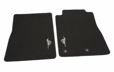 OEM NEW 11-12 Ford MUSTANG Front Floor Mats Embroidered Pony Horse Logo - BLACK • $295.78