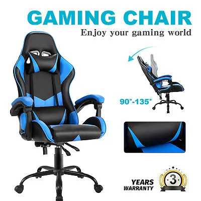 $159.90 • Buy Gaming Chair Executive Office Chair PU Leather Ergonomic Recliner Chair