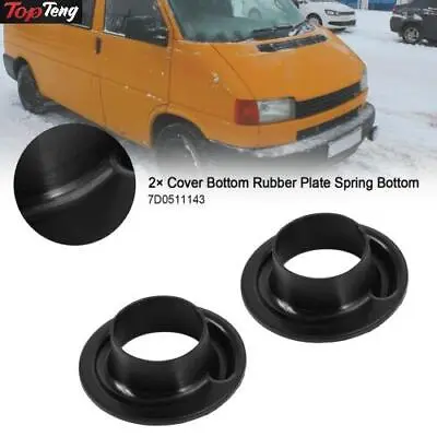 $17.61 • Buy 2× Cover Bottom Rubber Plate Spring Bottom For VW Bus T4 7D0511143 D