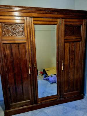 $400 • Buy Beautiful Large Antique Wardrobe 