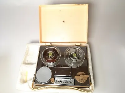 Rare Homey Reel To Reel Tape Recorder Model Hr-408a Mini 4 Transistor For Parts • $173.74