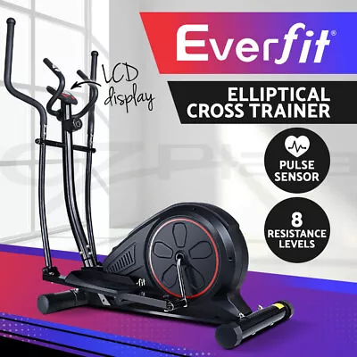 Everfit Exercise Bike Elliptical Cross Trainer Bicycle Home Gym Fitness Machine • $237.95