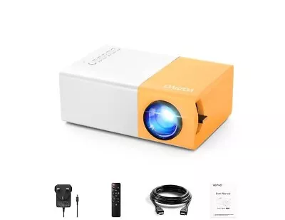 Mini Projector Vamvo YG300 Pro Full HD 1080p Supported • £17