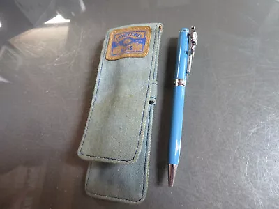 $14.99 • Buy Tweety Bird Pen Looney Tunes Vintage 1996 Blue Metal Chrome Trim W/Denim Pouch