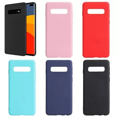 Samsung Galaxy Note 10 9 8 S10 S9 S8 Plus S7 Shockproof Thin TPU Soft Skin Case • $4.95