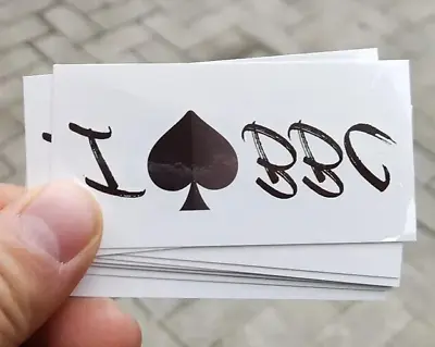 Cuckold Love BBC Temporary Tattoo I Hotwife Role Play Queen Of Spades Black Bred • £4.99