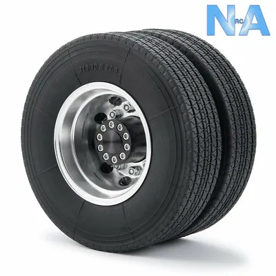 1:14 Scale Tamiya Truck Lorry 22mm On Road Tyres S-1214 Man Volvo (1 Pair) • £18