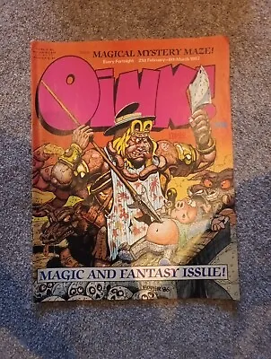 Vintage Oink Magazine Magical Mystery Maze  1987 • £4.99