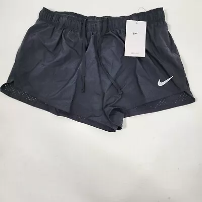 Nike DRI-FIT Fast 2  Lined Running Shorts Black Men's Sz Medium CJ7845-010 NWT • $32.99