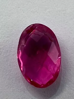 Alluring PINK SPINEL FROM MEHENGE OVAL CHECKER BOARD 6.2X9.1 CTS- 1.75 . • $800