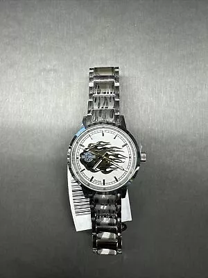 New Bulova Harley-Davidson Women's Bar & Shield Flames Watch With Box! • $250