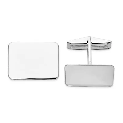 14K WG Rectangular Cuff Links • $637.85