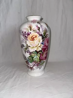 VTG Noritake Toki Kaisha Hand Painted Artist Signed Bone China Floral Vase Mint • $189.99