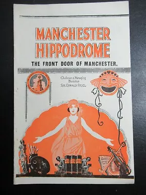 1929 THE GHOST TRAIN & NEWSREEL - The Manchester Hippodrome Theatre Programme • £5