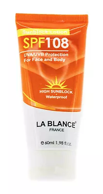 La Blance SPF 108 UVA/UVB Protection Sunblock1.98oz/60mL NIB Exp 2028 • $20.70