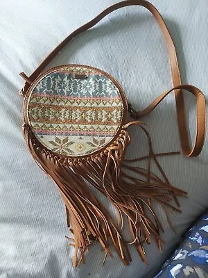 Quicksilver Roxy Round Boho Tapestry Cross Body Bag New • £8